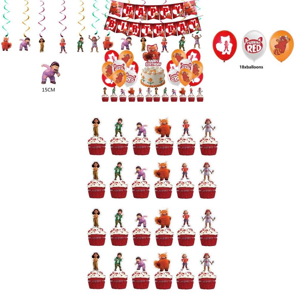 Colorful Turning Red Party Decorations For A Fun-filled Celebration