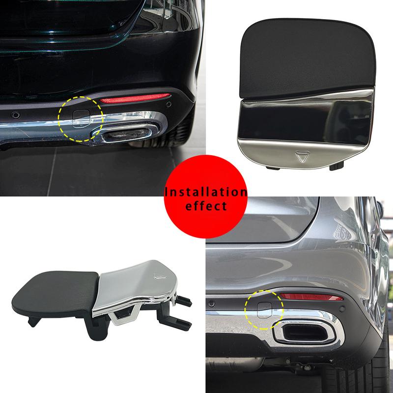 For Mercedes Benz W167 Rear Trailer Cover GLS Level GLE Rear Bumper Towing Hook Hole Cover Plate 1678852703  -