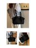 Women's Large Capacity Tote Bag - 2025 Autumn/Winter Solid Color Versatile Shoulder Handbag