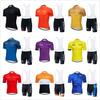 Tour De France Cycling Suit Short-sleeved Suit Men's Summer Breathable Road Mountain Bike Suit
