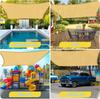 185GSM HDPE Sun Shelter Rectangle Sun Shade Sail Outdoor Sunshade Canopy UV Block Sun Cover for Garden Backyard Patio Awning