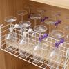 4 Pieces Hanging Kitchenware Flushing Fixing Clip Anti-Slip Goblet Holder For Kitchen