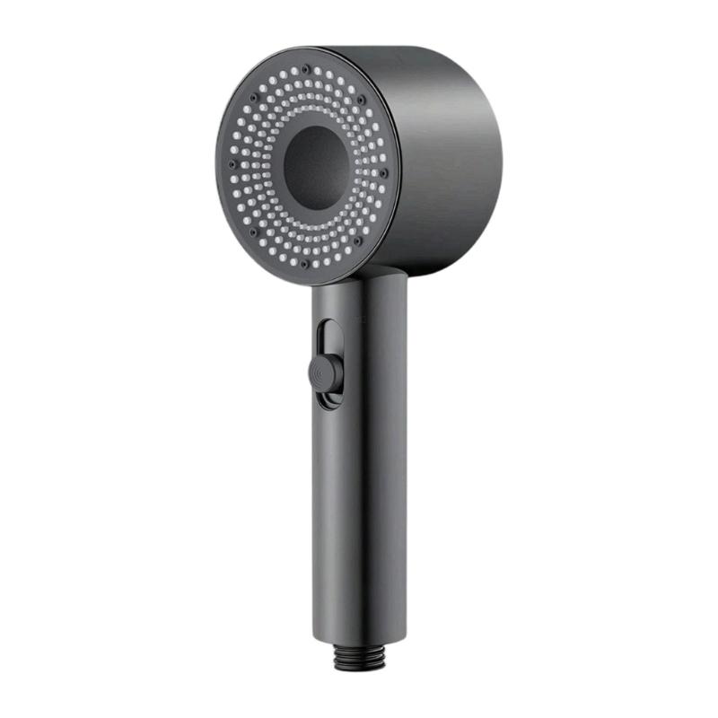 Easy Mount Shower Head with 2 Speed Modes and High Pressure Sprays Strong Shower Head for Customizable Shower Comfort серый