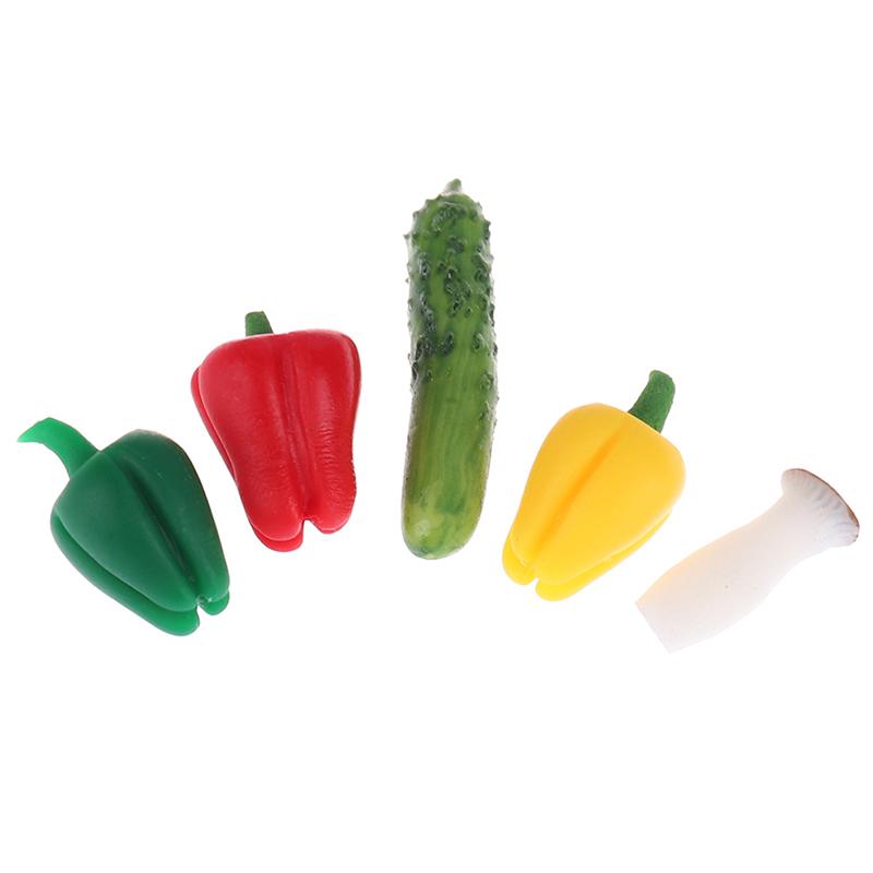 1/12 Dollhouse Miniature Vegetables Model Mini Food Play Accessories Toys