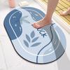 Diatom Mud Cushion Absorbent Mat Toilet Entry Door Non-slip Mat Bathroom Foot Mat Toilet Entry Carpet