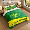 Set Biancheria da Letto 1 Copripiumino 2 Federe Stampa Norwich City Morbido Tessuto per Letto Decorazione Camera da Letto