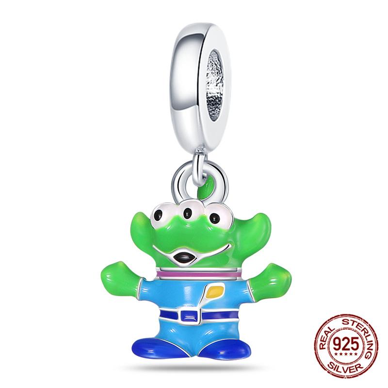 Marvel Disney Snow White Tree Elf Mickey 925 Silver Charms for DIY Jewelry Making Women Gift Bracelet
