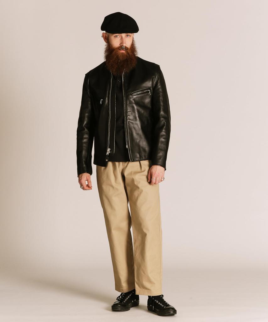 Schott TYPE-2 Herrsneakers, Storlek 10 010, Svart, 782-5990002