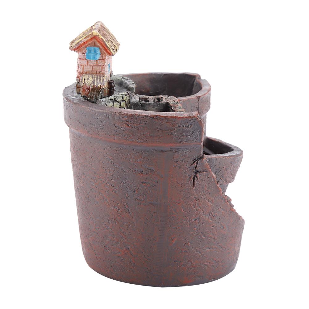 House Shape Flowerpot, Succulent Plant Pot, for Garden Succulent Decor  Pots Home Desktop