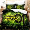 Kamen Rider Zero-One Bettwäsche-Set Einzelbett Twin Full Queen King Size Bett-Set Aldult Kind Schlafzimmer Bettdeckenbezug-Sets 3D-Druck Anime