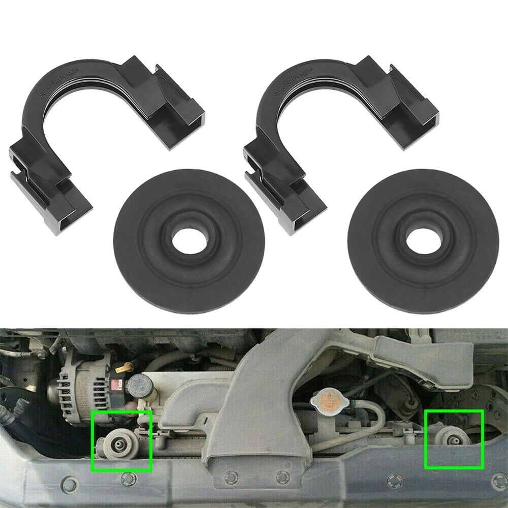 For Nissan Maxima Quest Rogue Altima Upper Radiator Mount Bracket & Bushing Kit