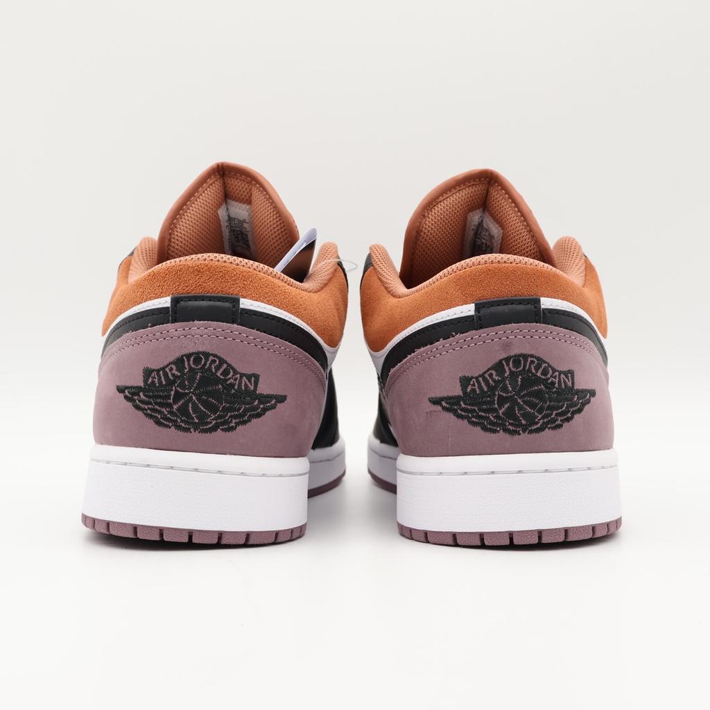 FB9907-102 Nike Air Jordan 1 Low SE White Sky J Orange Sky J Mauve Black (Men's)