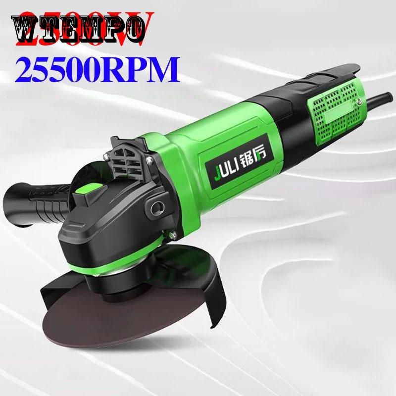 

Мощная угловая шлифовальная машина Green Giant, 2500 Вт, набор инструментов, резак для шнура, ручной полировщик, 25500 об/мин, может резать металлический камень