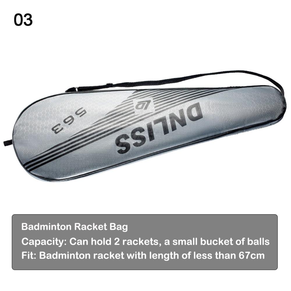 Thick Badminton Racket Cover Portable Tennis Storage Protective Pouch Racket Carrying Bag Sport