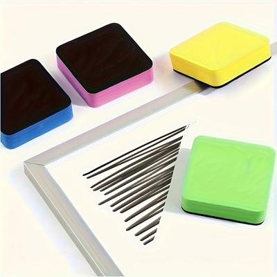 Mini Whiteboard-Radierer, Fleckenfreier Whiteboard- und Tafelreiniger, Schnelltrocknend, Leichtgewichtig, Ideal für Lehrer, Heim- und Bürogebrauch - EVA-Material