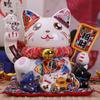 9 Inch Ceramic Maneki Neko Money Box Lucky Fortune Cat Figurine Coin Bank Home Decoration Kitten Ornament Business Gift