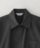 Beullusseonpeullawo Semi-Crop Formal Short Sleeve Shirt [Charcoal]
