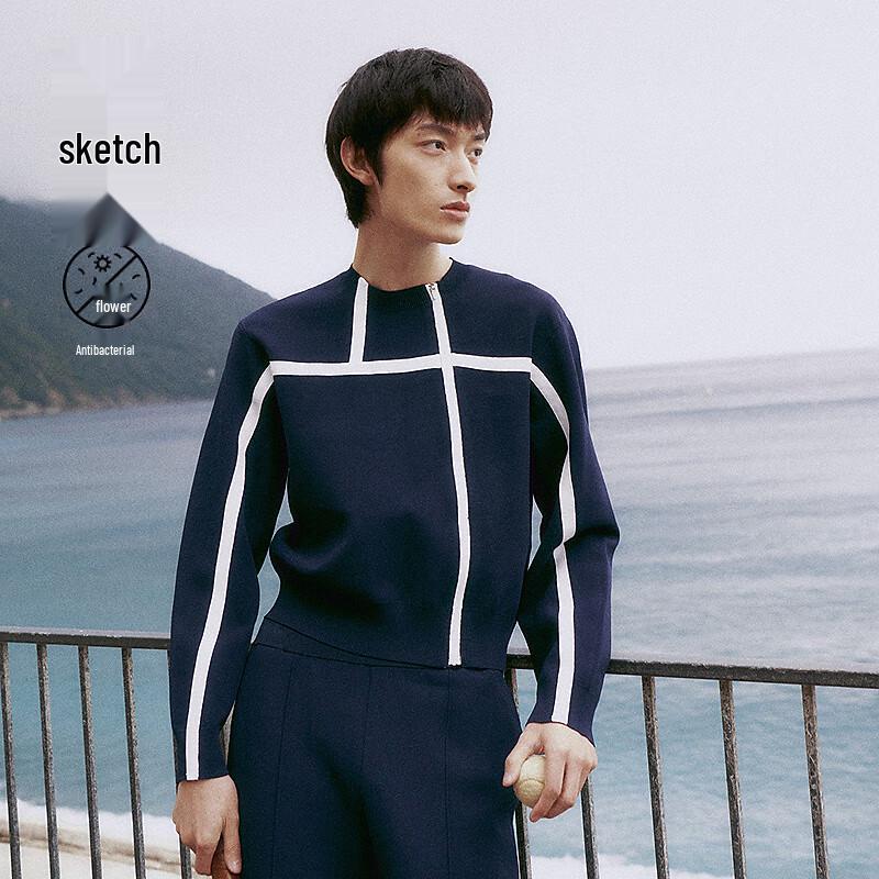 

CROQUIS Men s 9P2310830 H-Shape Crew Neck Sweater L