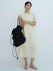 Vimun Ruffle String Bag_Black