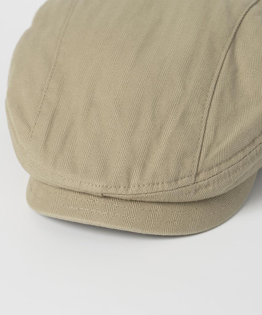 MILLO WOMEN Herringbone Hunting Cap [Beige]
