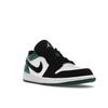 Air Jordan 1 Low Mystic Green Unisex Sneakers White Black-Mystic-Green 553558-113