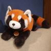 Realistic Lying / Sitting Red Panda Plush Dolls Stuffed Toys Lifelike Raccoon Fox Pillows Animals Toys Birthday Christmas Gift