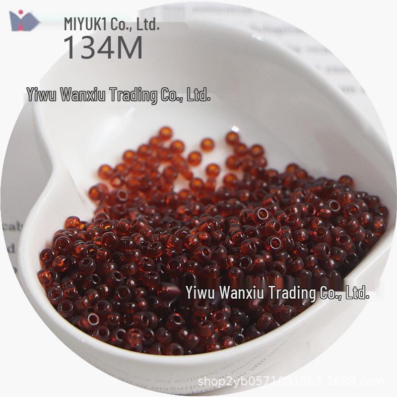 MIYUKI 3mm Transparent Glass Seed Beads for DIY Jewelry Making