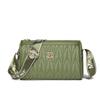 Trend women's bags 2025 new PU pleated messenger bags women's small bags women's shoulder bags tote bags