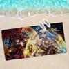 Date A Live Cartoon Microfiber Blanket Quick Drying Beach Towels Oversized Printing Super Absorbent Pool Towel Blanket