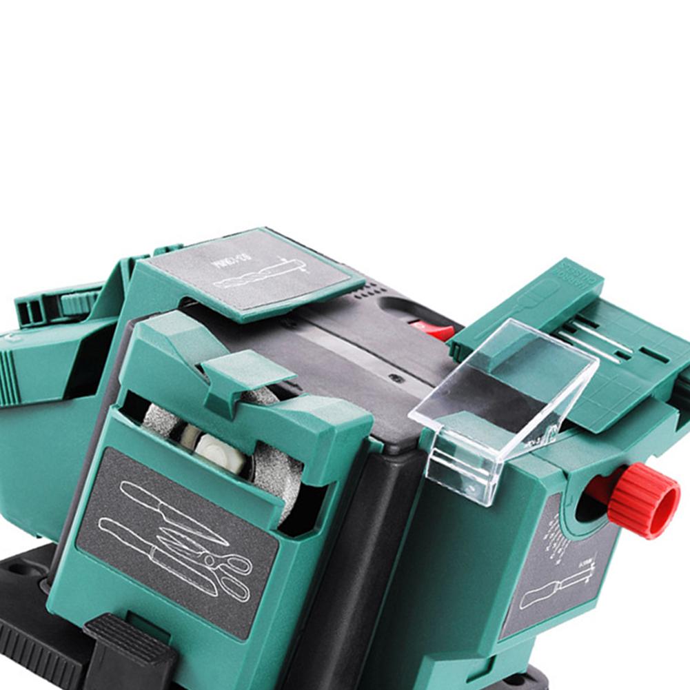 Aiguiseur Électrique Multifonction Posenpro - Pour Couteaux, Ciseaux, Forets Et Plus | 65W Avec Meule Et Guides