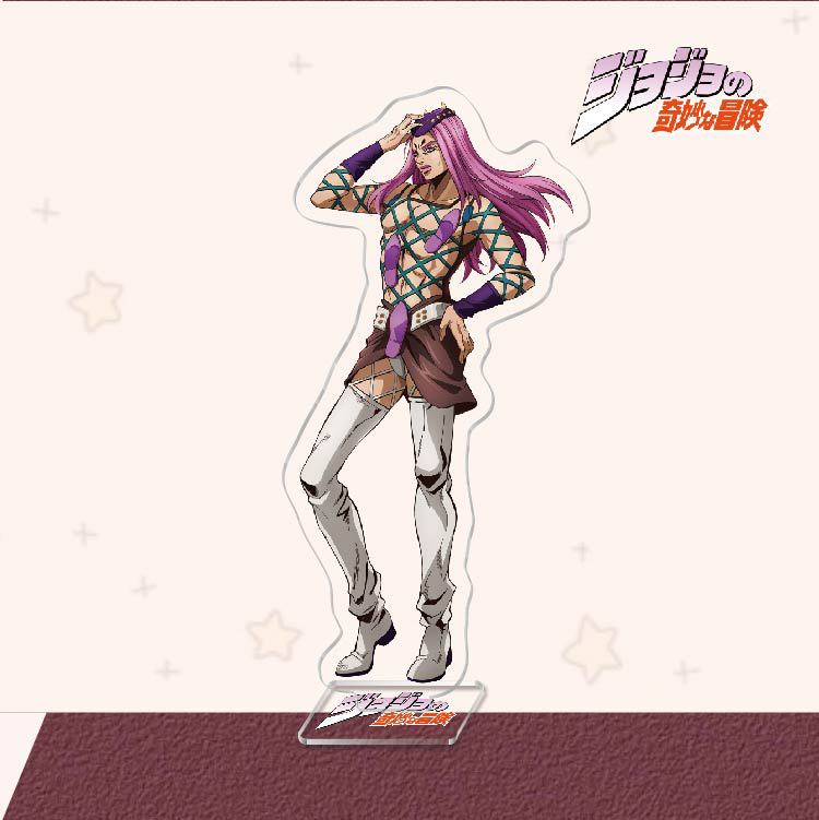 JoJo's Bizarre Adventure Animation Comics Peripheral Toys JOJO Dio Acrylic Stand-Up Sign Anime Action Figure Model Collection