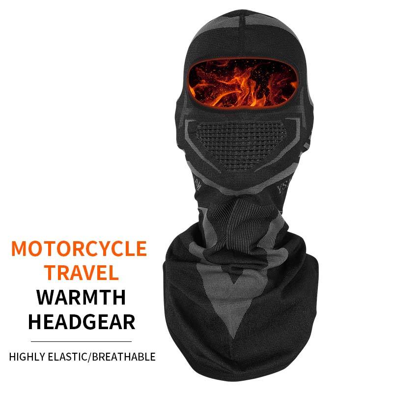 Balaclava Motorcycle Face Cycling Warmer Windproof Full Neck Gaiter Fleece Balaclava Ski Balaclava чёрный