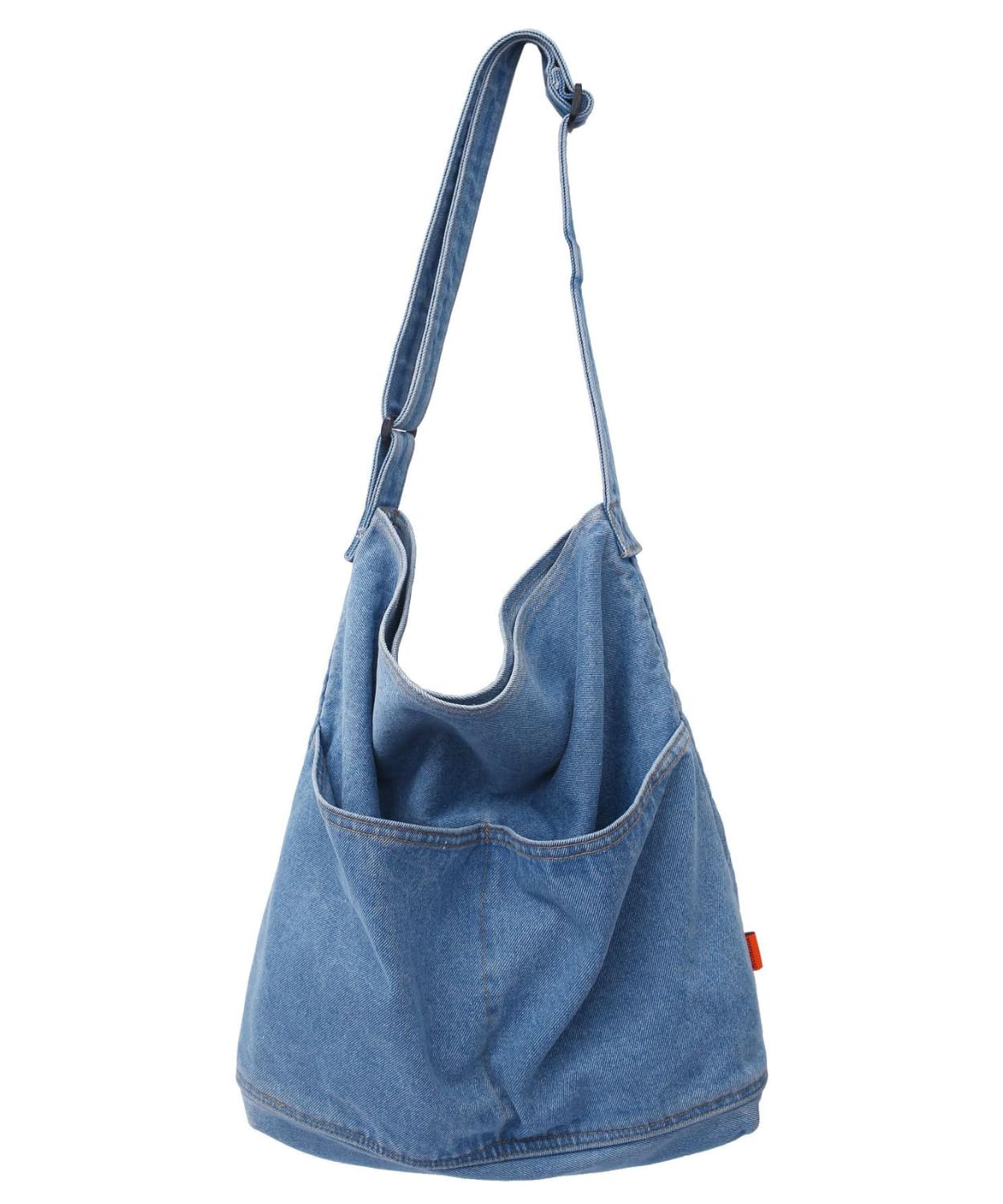 

Сумка через плечо Riaminy, Сумка-кроссбоди, Деним, для мужчин и женщин, Сумка-тоут, Сумка для мамы, Эко-сумка, Регулируемая, Помещаются файлы формата A4, Большая вместимость,