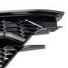 Pair Front Bumper Lower Light Cover Grille 4G0807647A 4G0807648A Fit A6 C7 2016-2018 W/ACC Hole