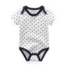 Newborn Baby Boy Clothes Kiddiezoom Cotton O-Neck Short Sleeve Baby Bodysuits Clothing