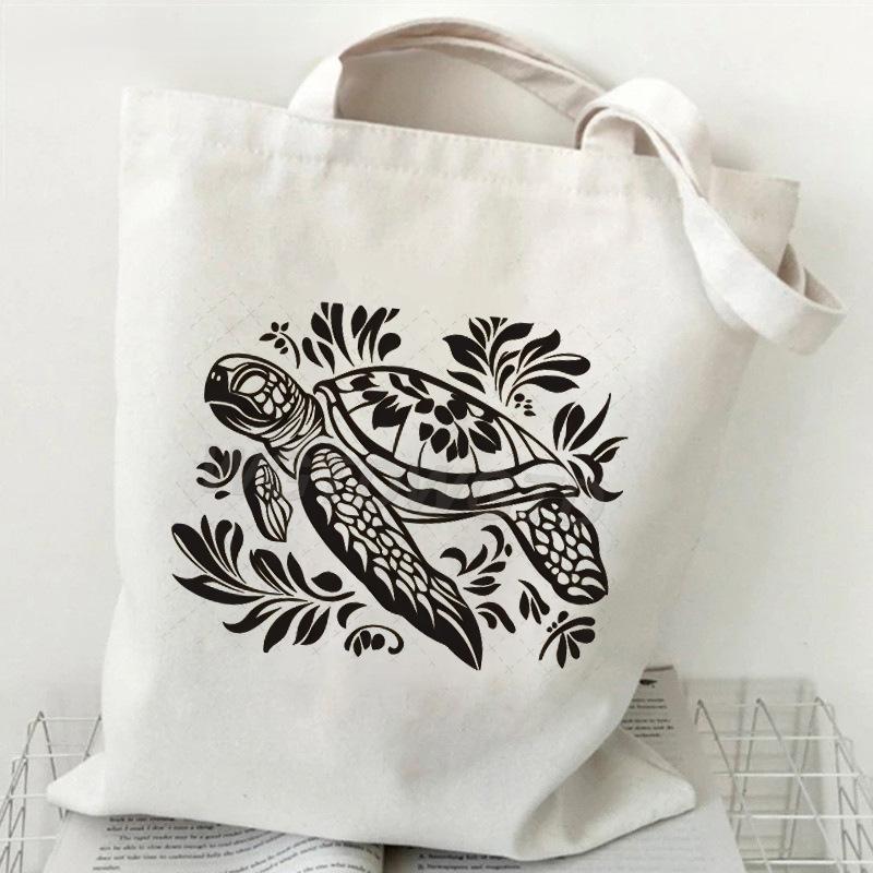 Ocean Animal Trend Shoulder Bag Daily Versatile Commuter Student Tutoring Bag