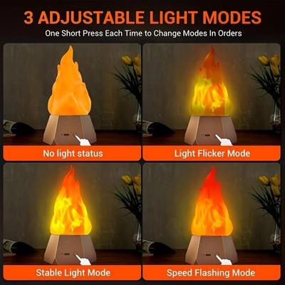 LED Simulated Flame Light, Outdoor Camping and Courtyard Landscape Decoration Light, Christmas Eve Ambiance Night Light