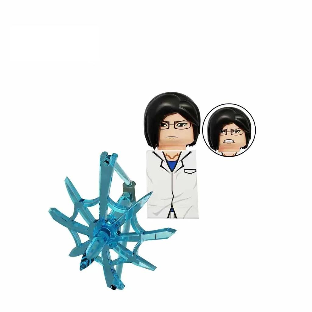 Mini Anime Figures Building Blocks Kurosaki Ichigo Ulquiorra Cifer Multiple Weapon Accessories Toys Gifts