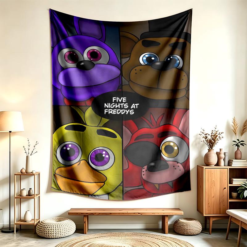 FNAF (1) Tapestry Suitable For Decorating Homes Dorms And Bedrooms Soft To The Touch And A Perfect Gift For Friends And Family