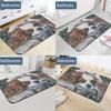 Charmante Cavalier Spaniel Kunst Fußmatte - Hochwertige Rutschfeste Matte, Schönes Hunde Gemälde Design, Für Tierliebhaber