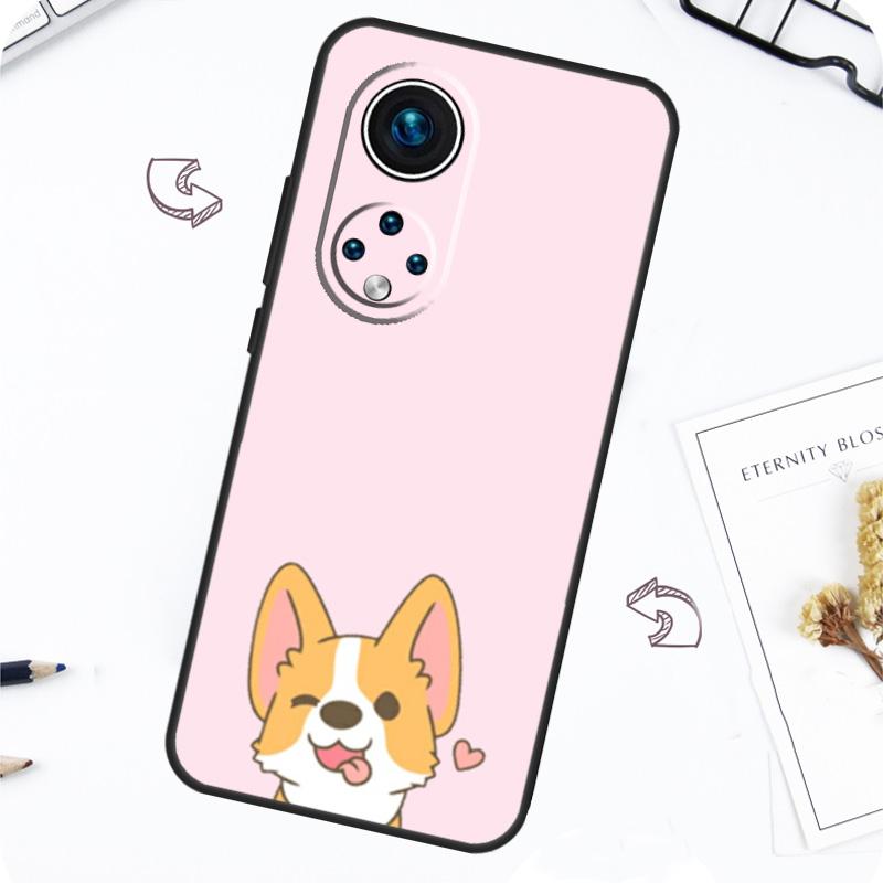 Cartoon Welsh Shiba Corgi Dog Case For Honor Magic 7 5 6 Pro Honor 200 Pro X9b X9a X8b X8a X8 X9 X9c 50 70 90 Lite Cover