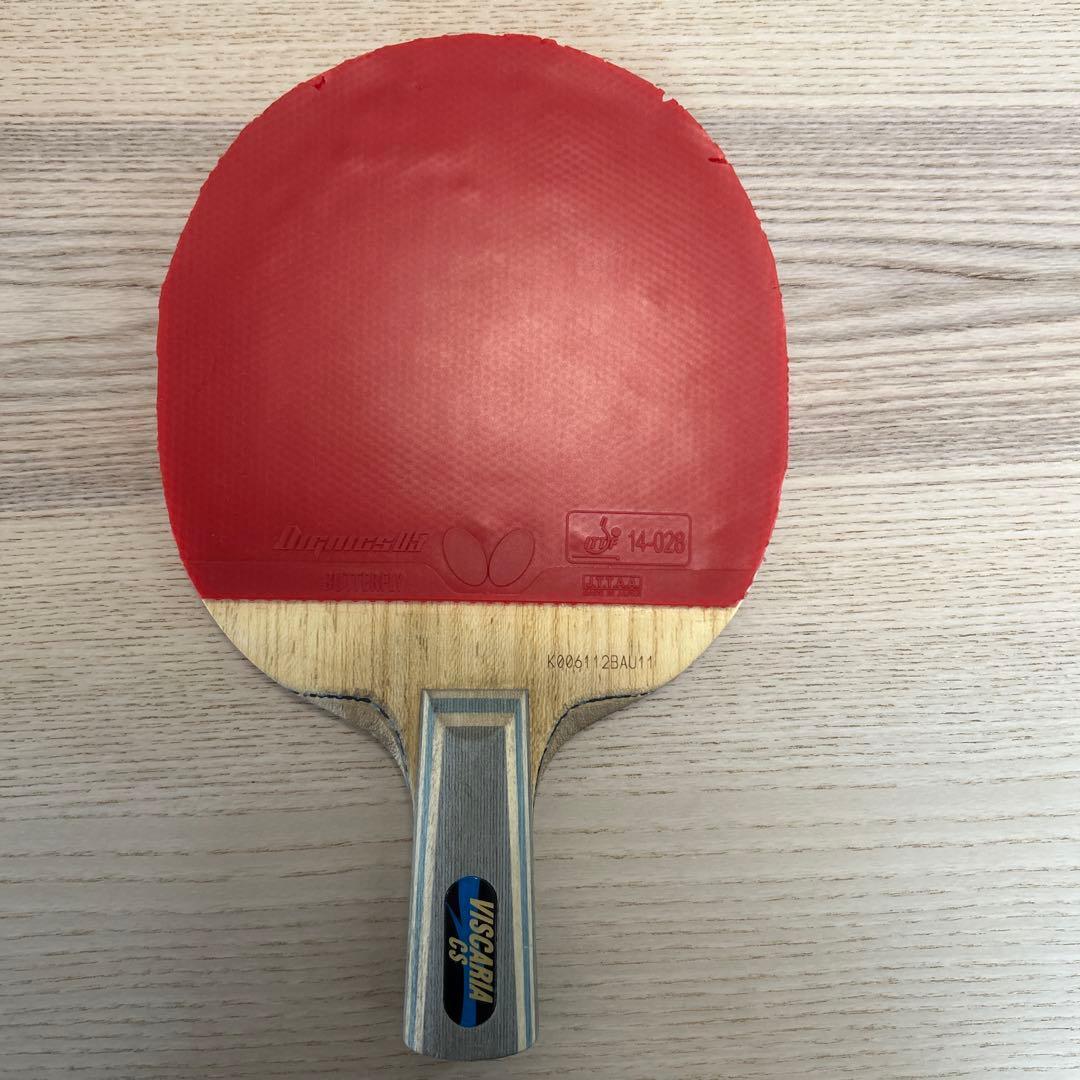 Used Butterfly Viscaria CS table tennis racket