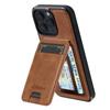 Detachable Magnetic 2 In 1 Leather Case For iPhone17 16 15 14 13 12 11 Pro XS Max Air Plus SE Card Pocket Phone Cover