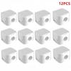 6/12 Pcs Magnetic Cable Clip Cable Holder Adhesive Wire Keeper Cord Cable Organizer For Home Office Under Desk Management