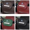 UNYDV1 Leather Car Tissue Box Sun Visor Seat Back Hanging Bag Accessories For Volkswagen VW RLine R GTI Golf Amarok Phaeton ID3 Tiguan
