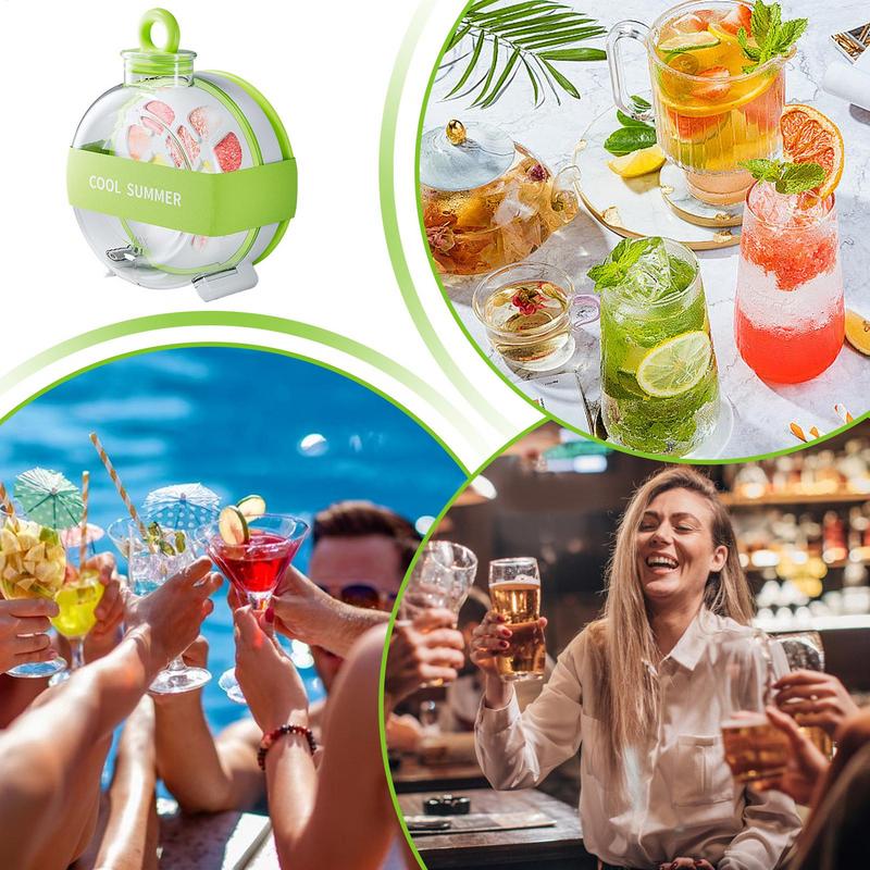 Water Bottle Ice Mold Ice Maker Bottle With Multiple Grids Multipurpose Kitchen Supplies For Water Cocktails Coffee Drinks Tea