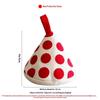 Cotton Linen Polka Dot Triangular Pot Handle Holders Heat Insulation Hanging Loop Perfect For Kitchen Cooking Baking
