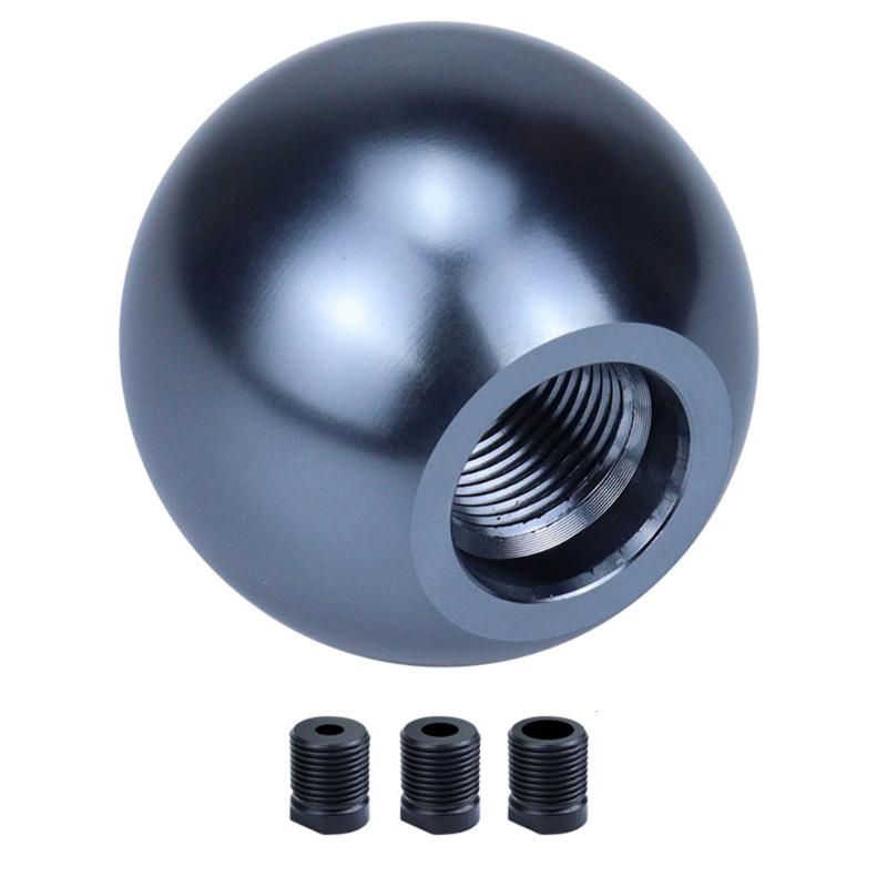 Gear Shifter Knob Ball Shape Knob Universal for Most Vehicles Anodized Aluminum Construction Comfortable Handling