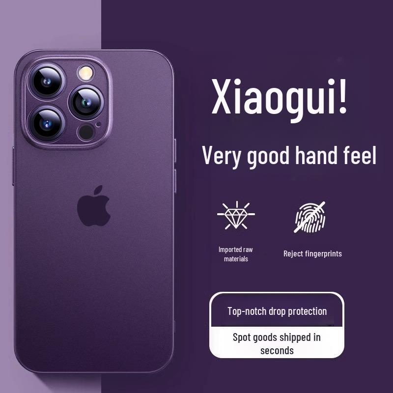IPhone 16 Pro-ს ქეისი - თავსებადი iPhone 15-თან, ტიტანის ფერი, ულტრა თხელი, მქრქალი გამჭვირვალე, პრემიუმ შეგრძნება