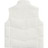 Li Ning Sports Trend Series Fashion Casual Stand Collar Solid Color Loose Vest Women Vests Off-White AMRU034-1
